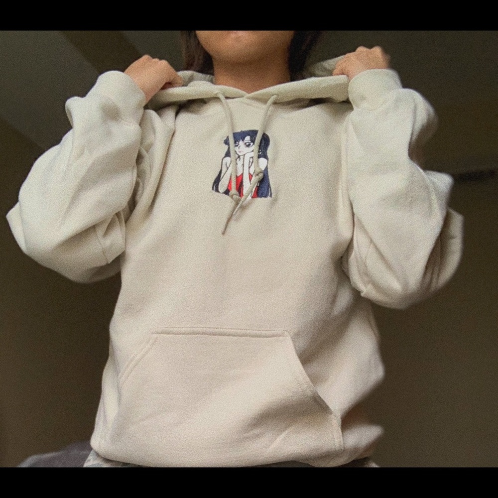 Sailor Mars aesthetic hoodie